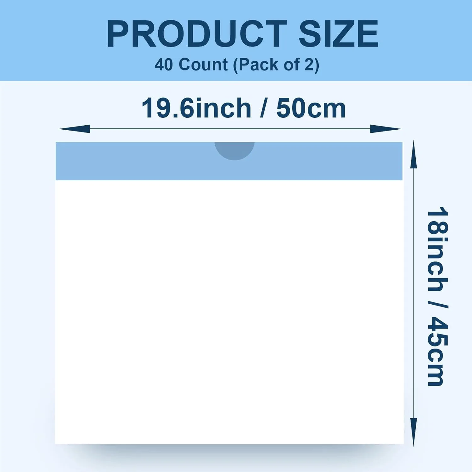 40 Count 19.6" x 18" Cat Litter Box Liners for Self-Cleaning Cat Litter Box, Replacement Automatic Litter Box Liners, 4 Rolls Drawstring Trash Bags for Robot, Extra Thick2 Packs/40 Counts