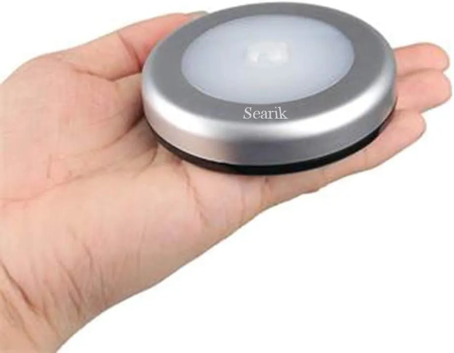 6 Pack Motion Sensor Lights Indoor, Magnetic Cordless Battery Powered LED Night Light Safe Lights Stair Closet Lights Under-Cabinet Lighting Stick Anywhere Lamp for Home Kitchen Cabinet Bathroom