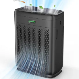 Air Purifiers for Home Large Room Up to 3000 Sq Ft, H13 Hepa Double-Sided Air Filter Purifier with PM 2.5 Display Air Quality Sensor, Air Cleaner for Wildfires, Bedroom, Dust, Pets, Smoke, Pollon