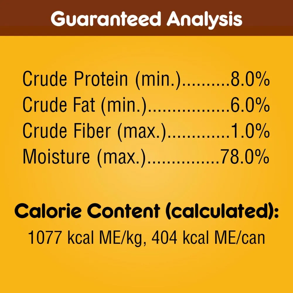 Beef, Cheese & Bacon Flavor Ground Wet Dog Food for Adult Dog, 13.2 Oz. Can