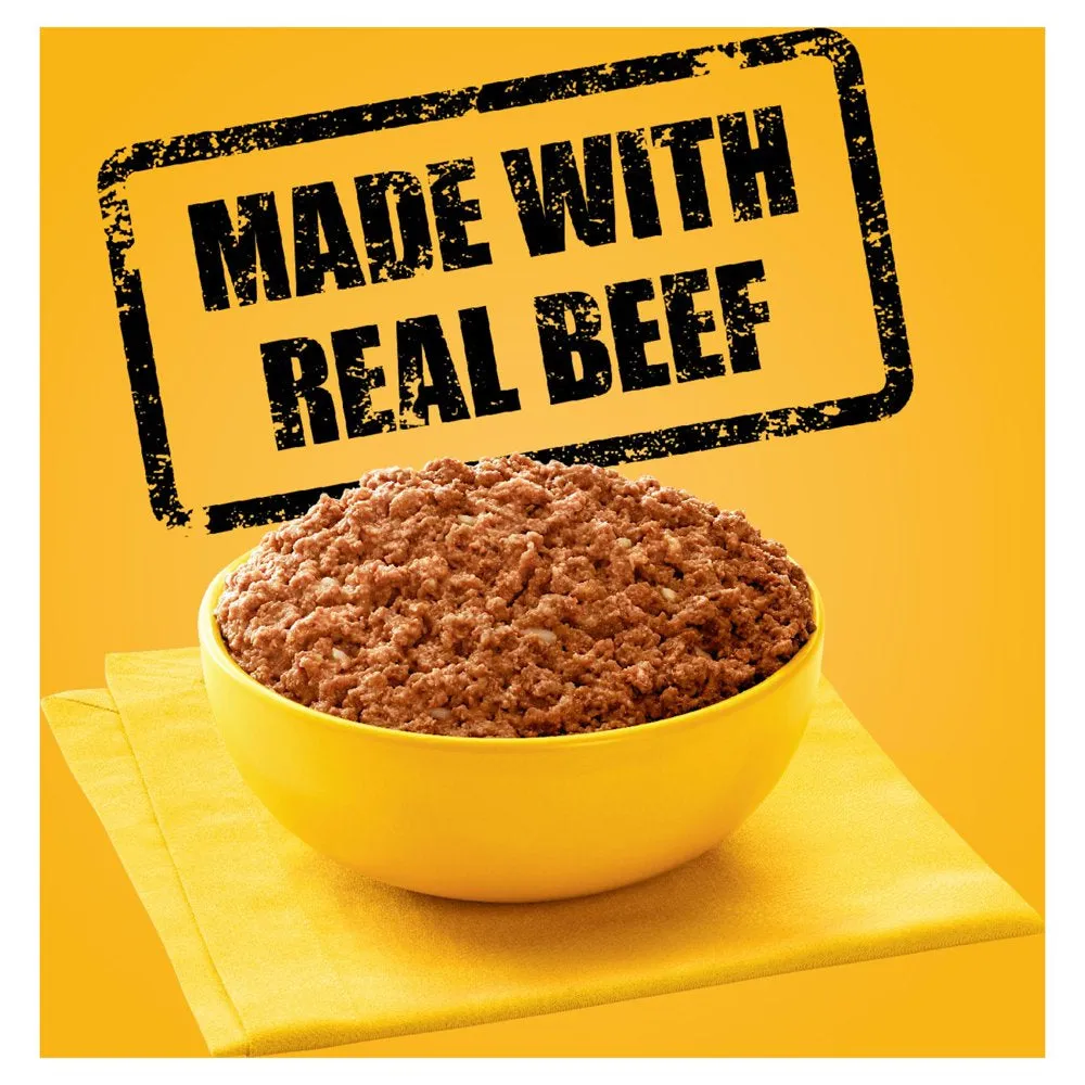 Beef, Cheese & Bacon Flavor Ground Wet Dog Food for Adult Dog, 13.2 Oz. Can