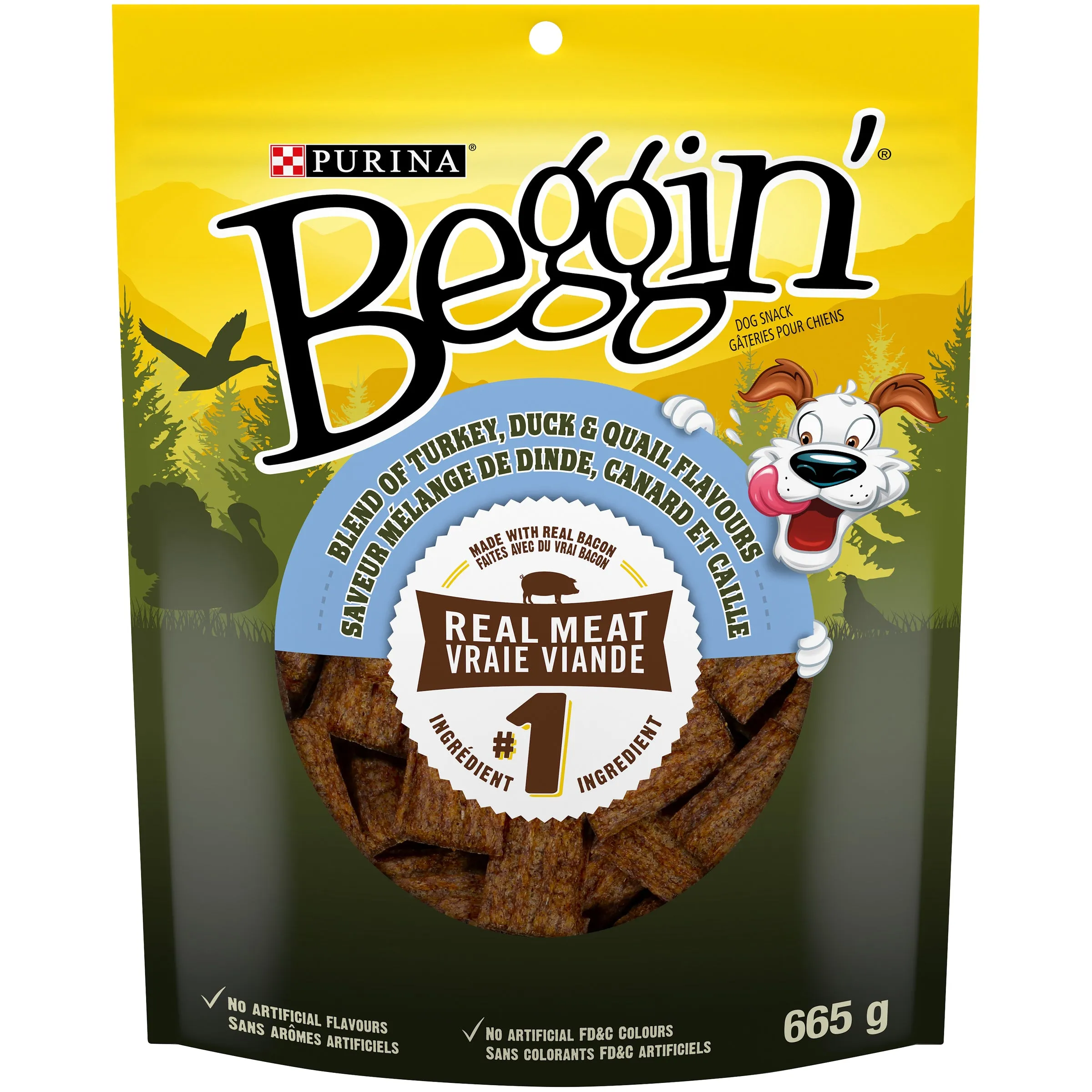 Beggin’ Blend of Turkey Duck & Quail Flavours Dog Snacks