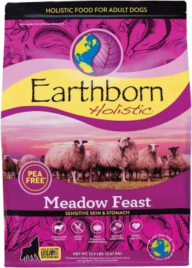 Earthborn Holistic Meadow Feast Grain-Free Natural Dry Dog Food, 12.5 lb