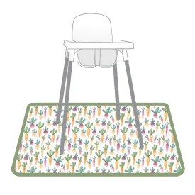 Farm Produce Splash Mat - A Waterproof Catch-All for Highchair Spills and More!