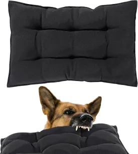 HOMBYS Chew Proof Dog Bed for Teething Puppy, Indestructible Durable and Water Resistant Crate Pad Mat for Aggressive Chewers, Kennel Pad for Medium Dogs Cages (Small(29" L x 18" W))