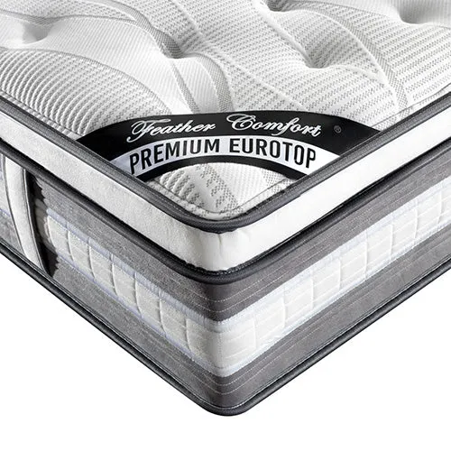 King Single size 34cm Mattress Euro Top Pocket Spring Coil with Knitted Fabric Medium Firm 5.0