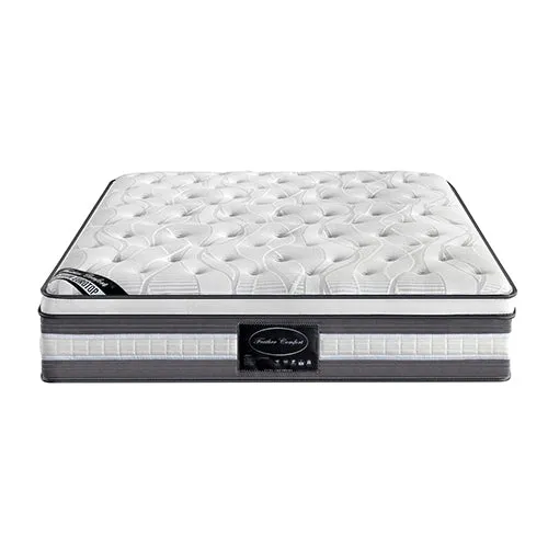 King Single size 34cm Mattress Euro Top Pocket Spring Coil with Knitted Fabric Medium Firm 5.0