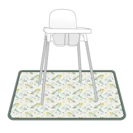 Mountain Mist Splash Mat - A Waterproof Catch-All for Highchair Spills and More!