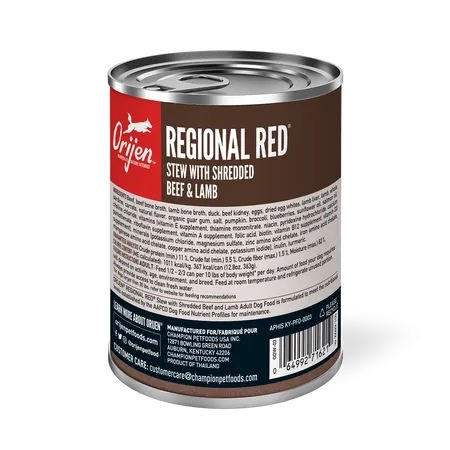 Orijen Regional Red Stew with Shredded Beef & Lamb 12.8oz