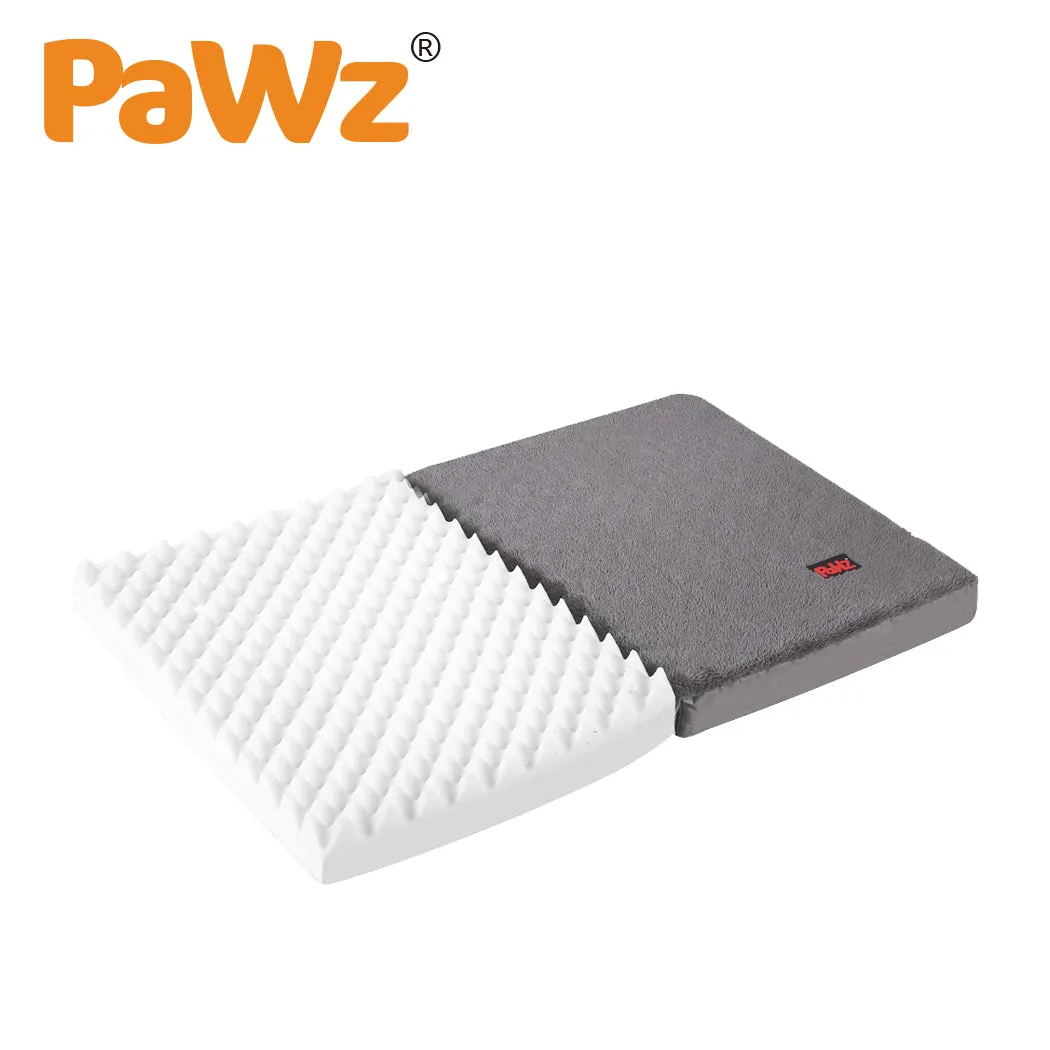 Pet Bed Foldable Dog Puppy Cushion Pad Soft Plush Black XXL