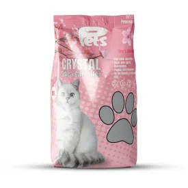 Pets Crystal Silica 20L Cat Litter 1-8mm 8.4kg with Sakura Scent