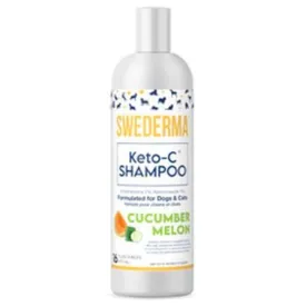 Proden Plaqueoff Swederma Therapeutic Keto-C Cucumber Melon Cat and Dog Shampoo - 16oz