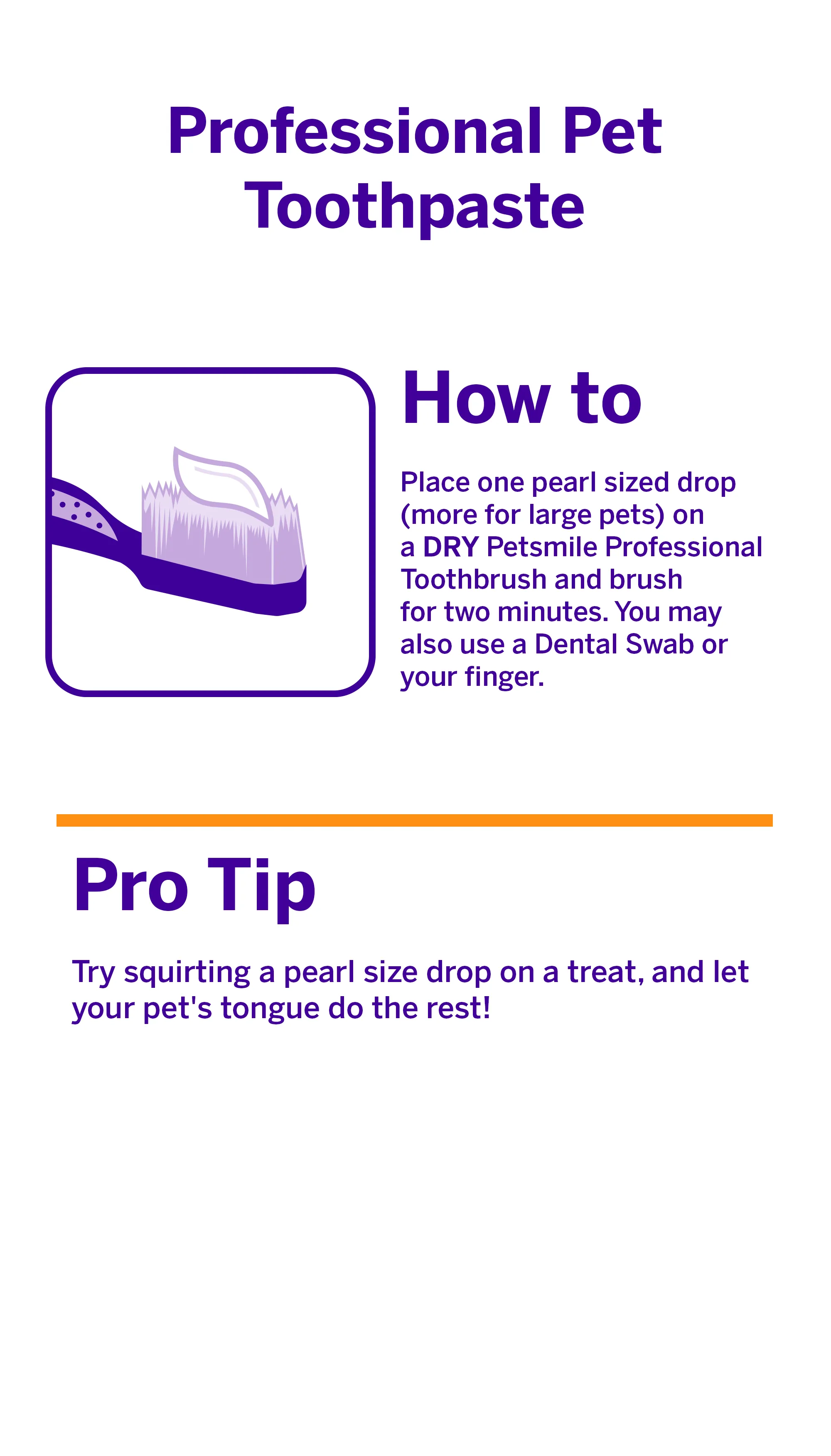 Professional Pet Toothpaste - Say Cheese - Large