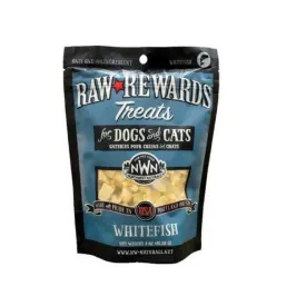 Raw Rewards Freeze Dried Whitefish Treats for Dogs & Cats