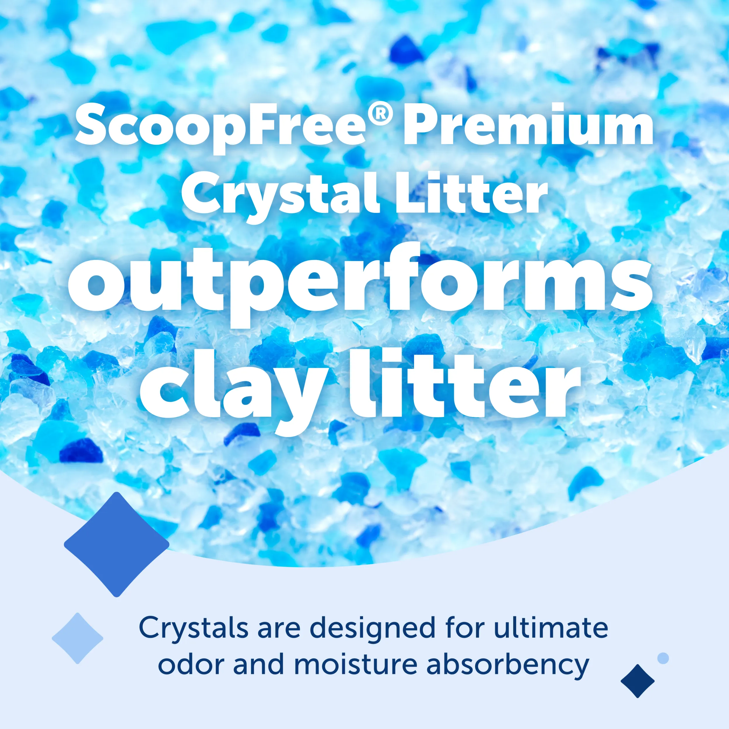 ScoopFree® Premium Crystal Litter 8 lb Bag, Fresh, 1-Pack