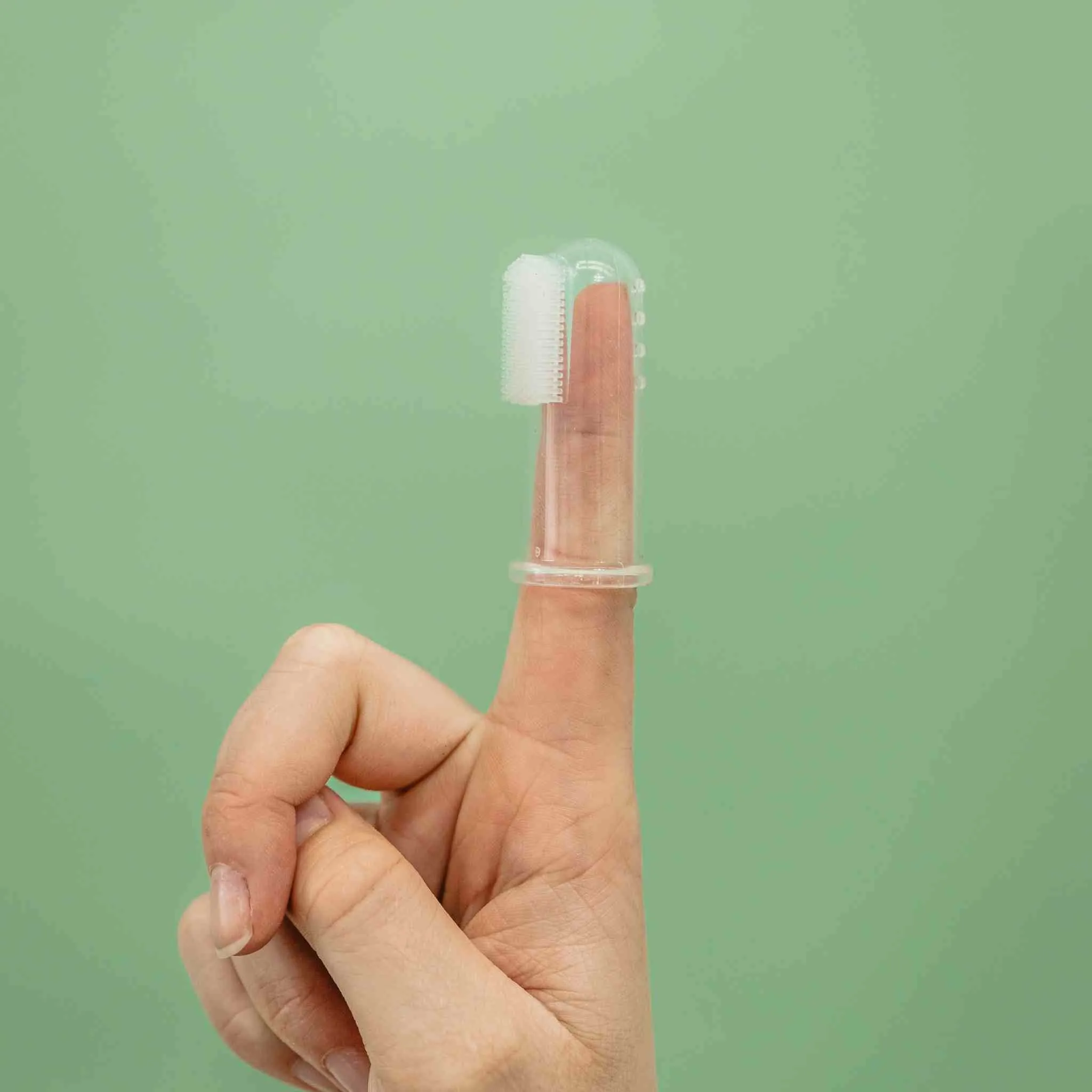 Shy Tiger Silicone Finger Toothbrush^^^