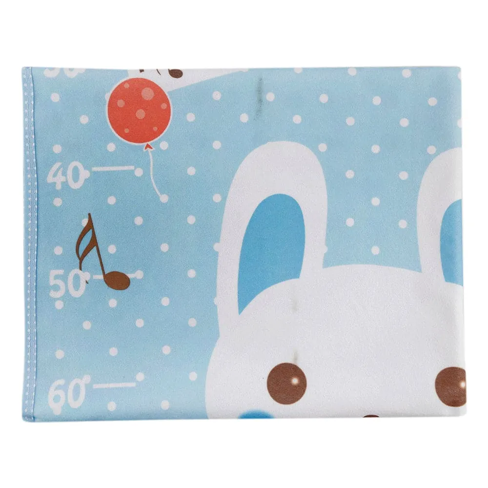 Smart Bunny Blue Washable Mat