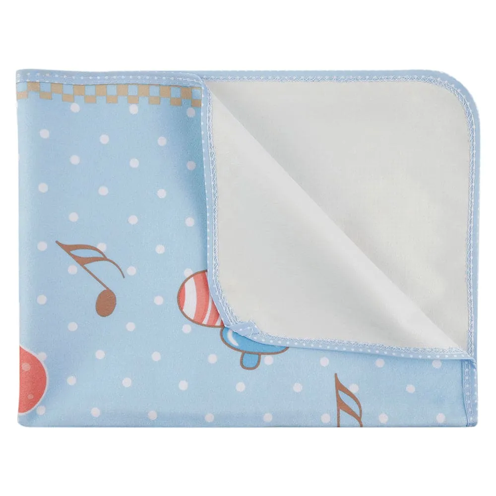 Smart Bunny Blue Washable Mat