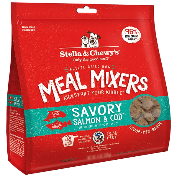 Stella & Chewy's Savory Salmon & Cod Meal Mixers for Dogs