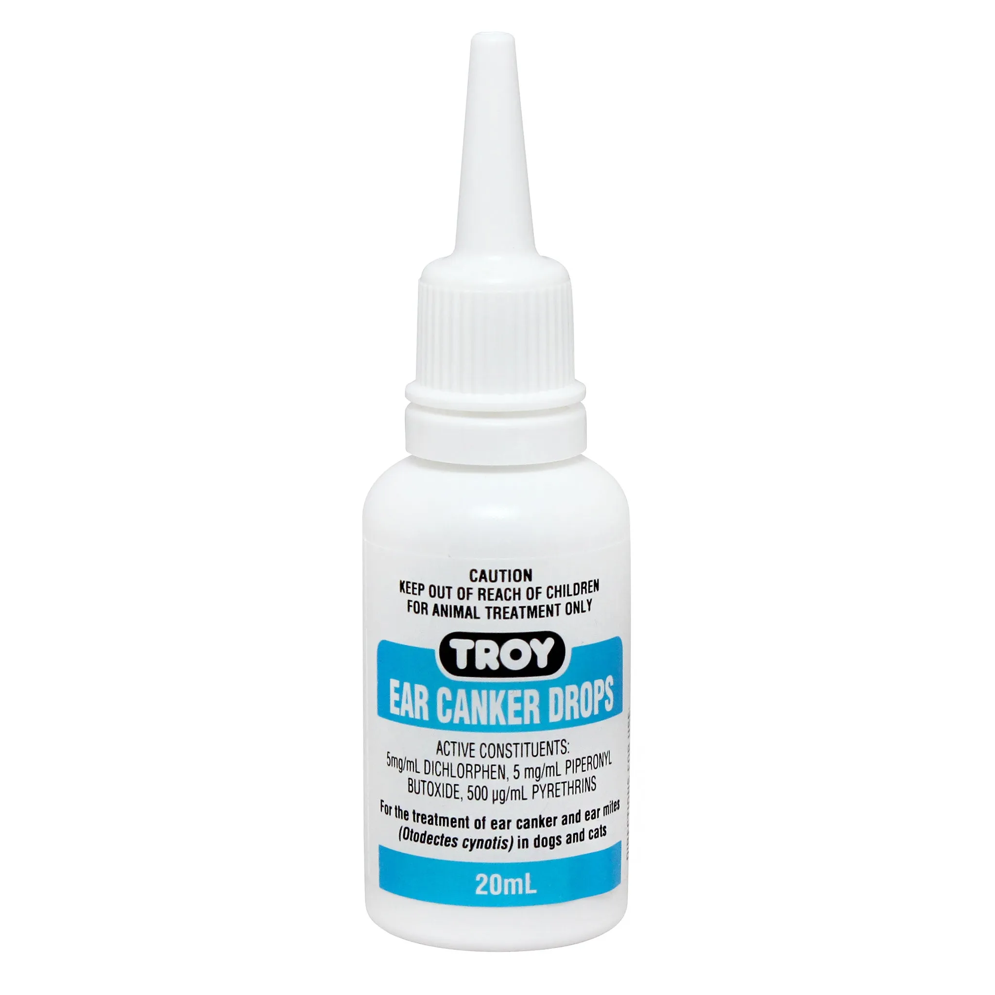 Troy Ear Canker & Ear Mite Drops 20ml