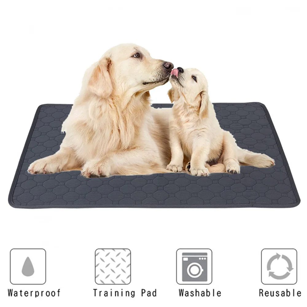 Washable Dog Pet Diaper Mat Waterproof Reusable Training Pad Urine