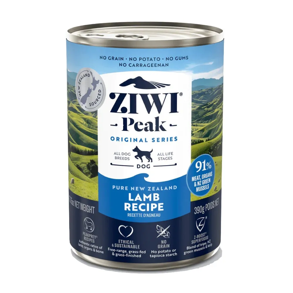 Ziwi Peak New Zealand Lamb Recipe Canned Dog Food